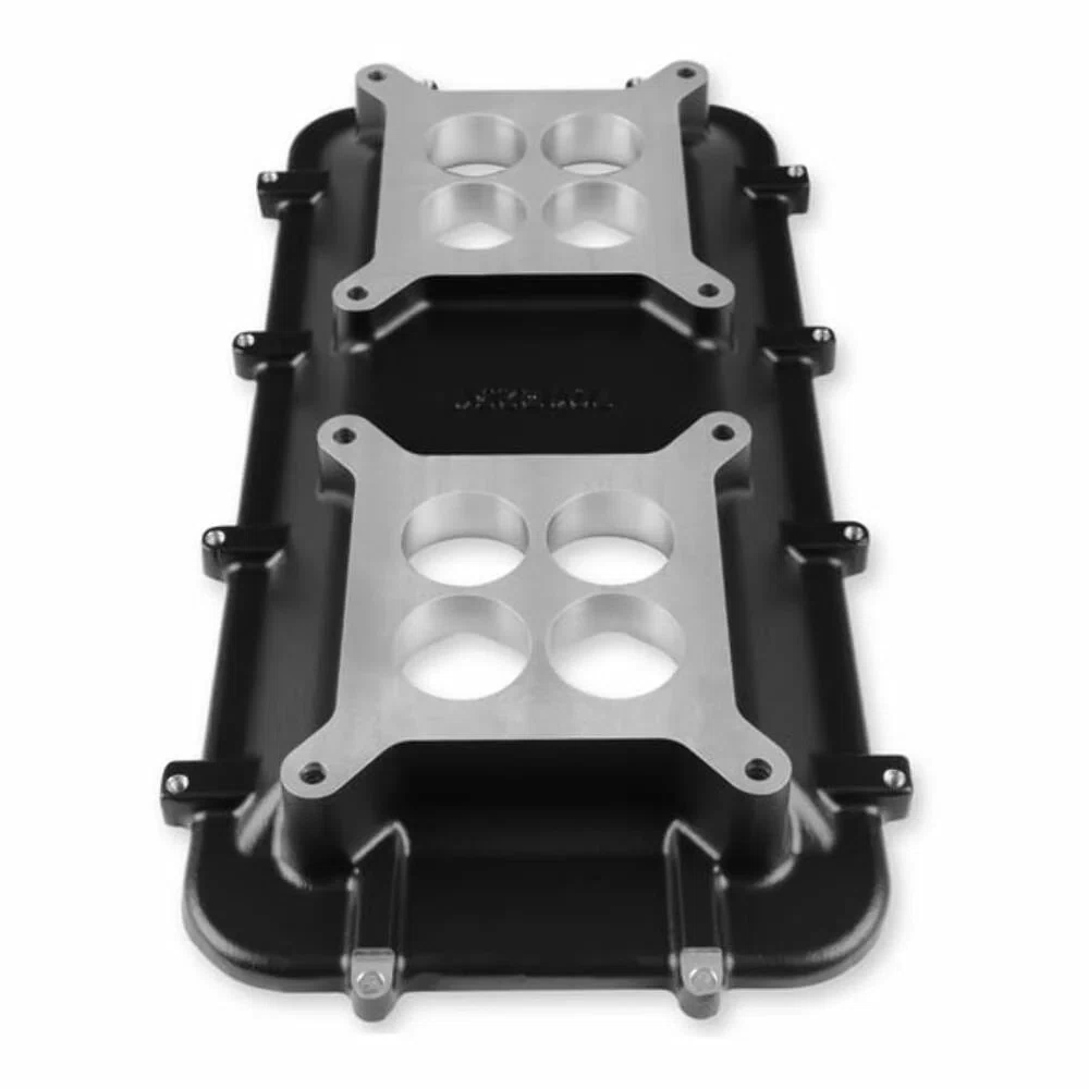 Mid-Rise Plenum Base Adapter Kit - GM LS1_LS2_LS6 - Black 300-267BK